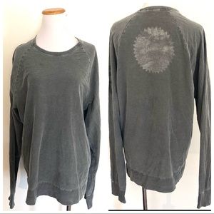 James Perse Raglan Top Graphic 3 Large